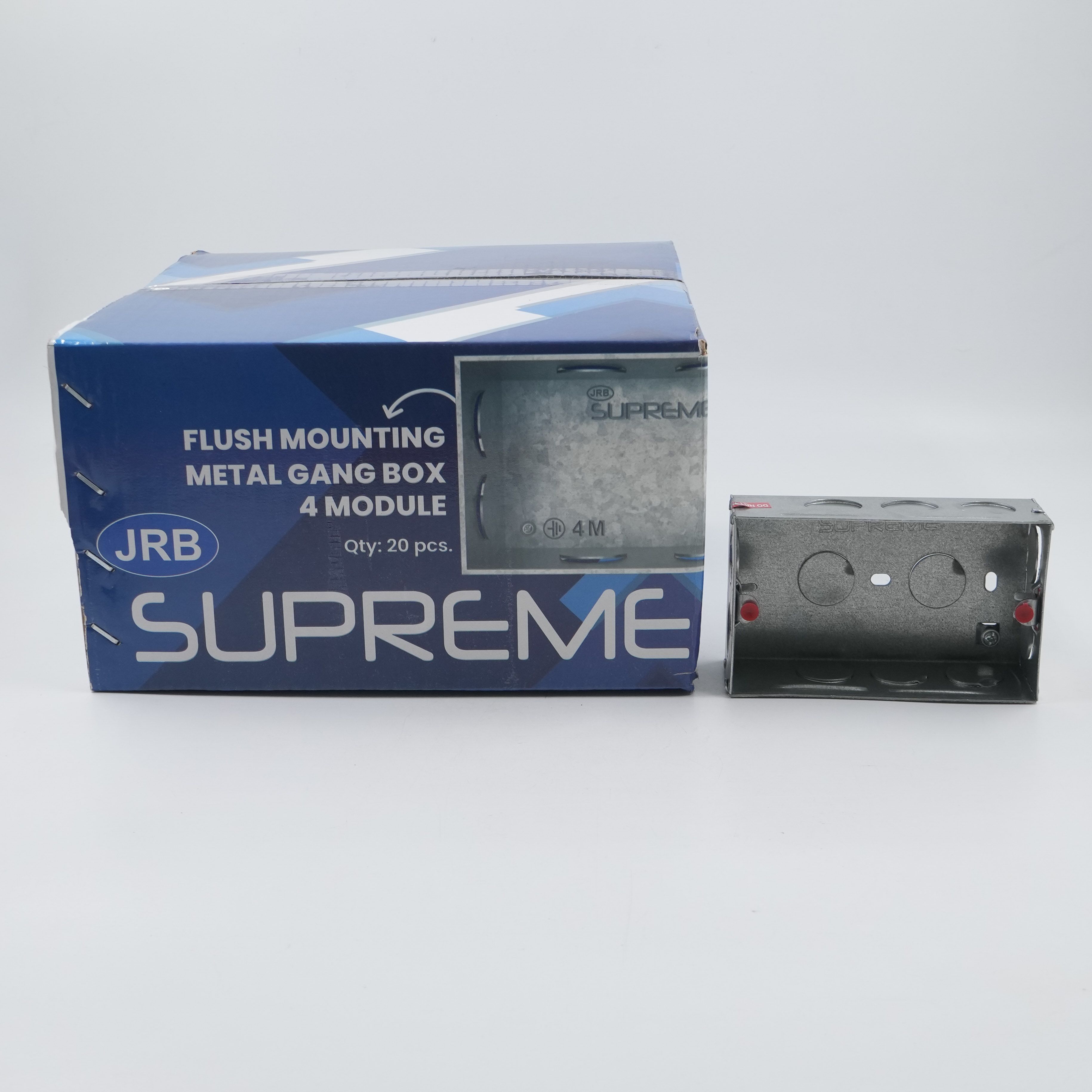 JRB Suppreme - 4 Module Metal Box